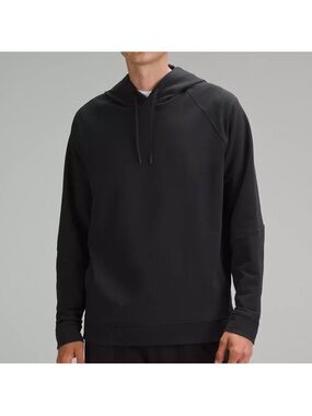 Lululemon City Sweat Pullover Hoodie Mens XL Black Athletic Thermal  Sweatshirt